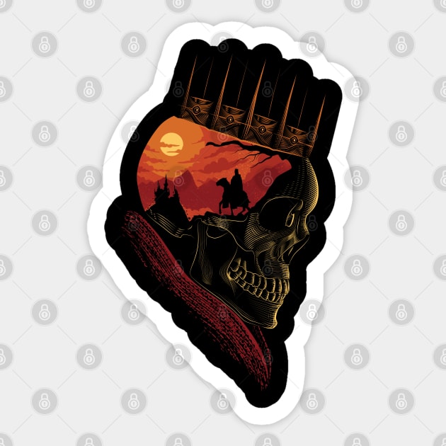 King Falls Sticker by Sachpica